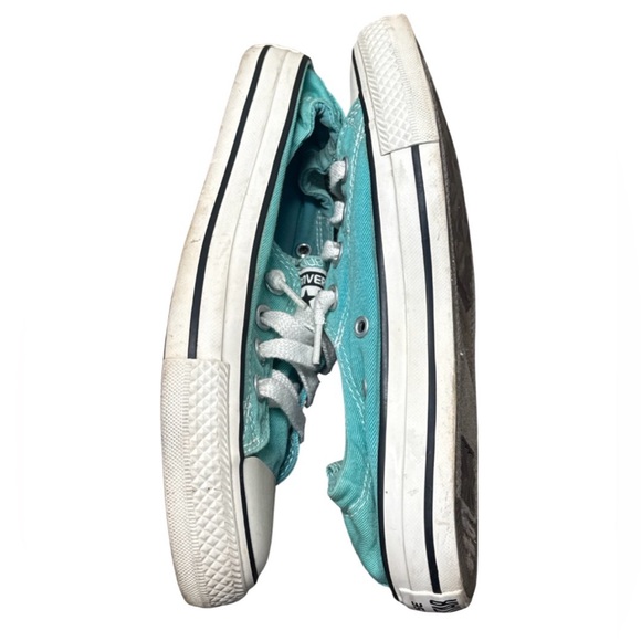 CONVERSE ALL STARS Women’s Rare Teal Blue Slip On Low Tops Size 6 EUC - Picture 5 of 10